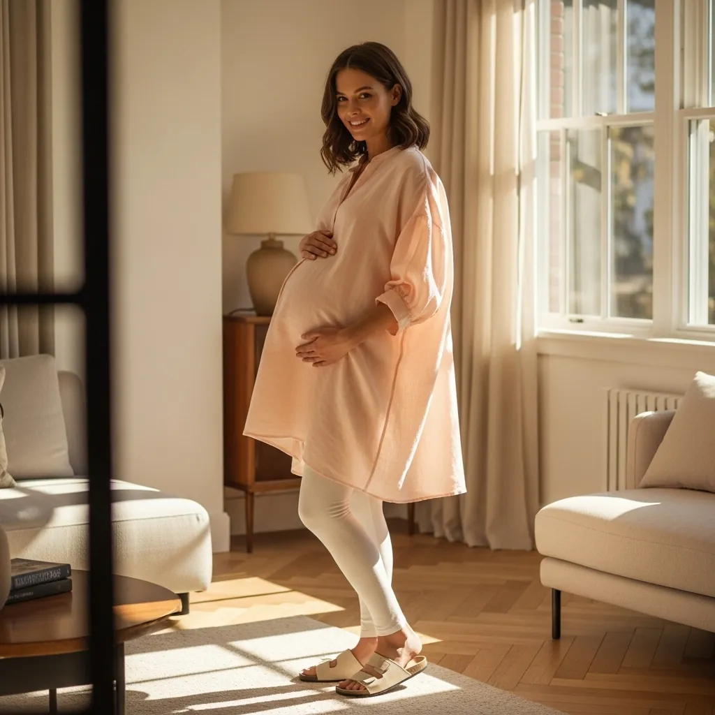 Komfort i styl: bluzki oversize idealne na czas ciąży